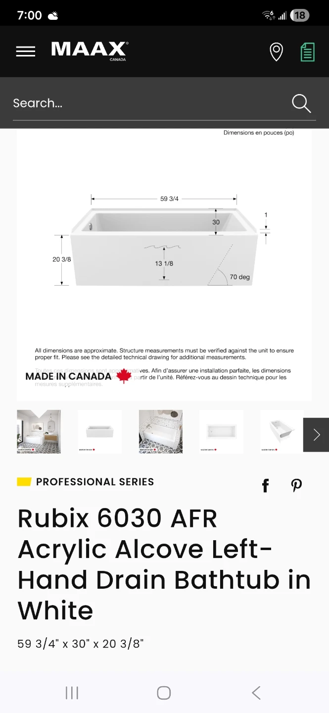 MAAX Rubix Bathtub - photo 2