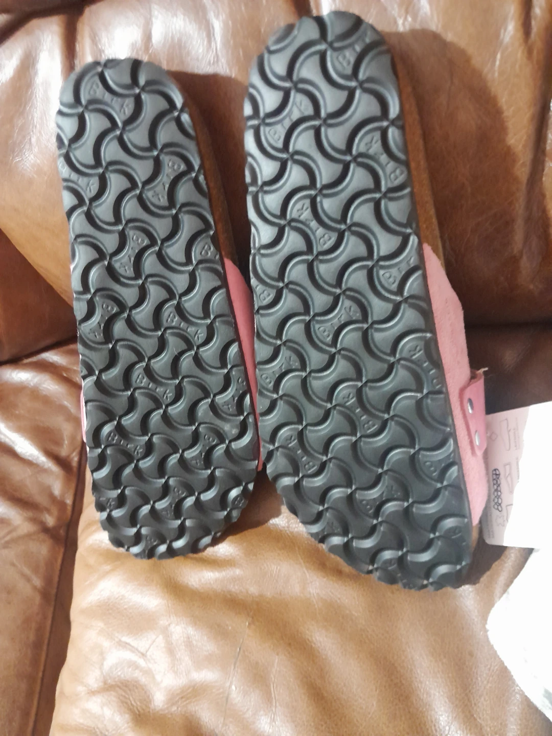 Pink Birkenstock Arizona Sandals Size 37 - photo 3