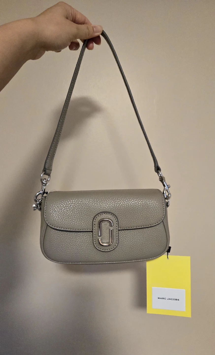 Marc Jacobs Grey Leather Shoulder Bag - photo 2