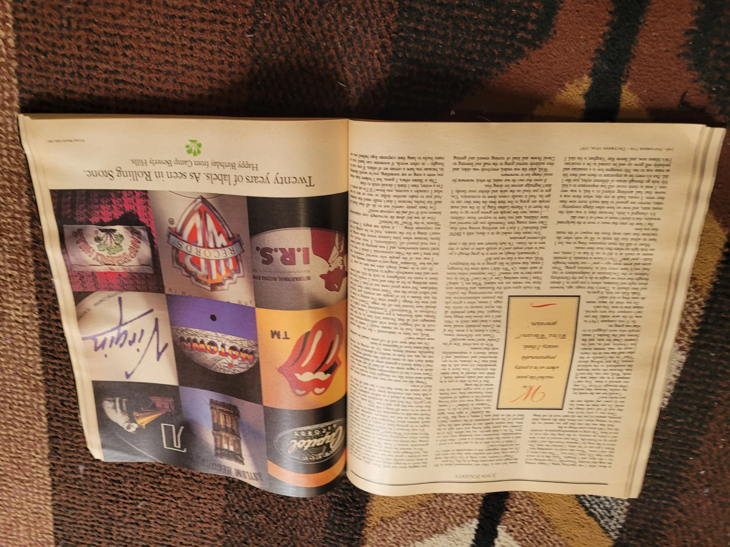 Rolling Stone Magazine - 1987 Anniversary Issue - photo 3