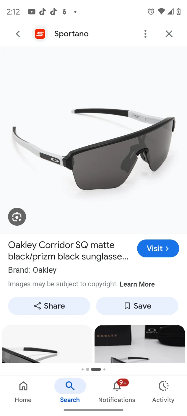 Oakley Corridor SQ matte black/prizm black sunglasses