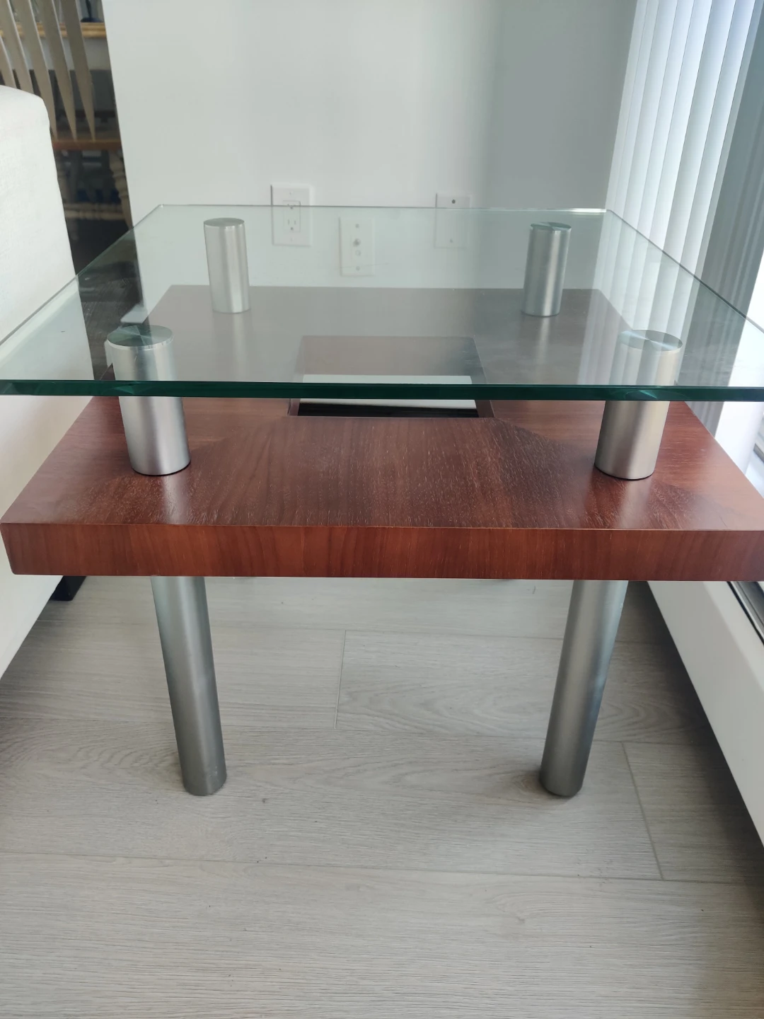 Modern Glass Top Coffee Table - photo 3