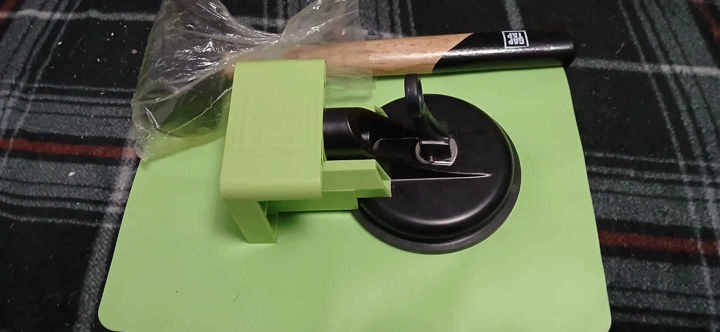 Floor Gap Fix Tool Kit with Suction Cup & Rubber Mallet - photo 2