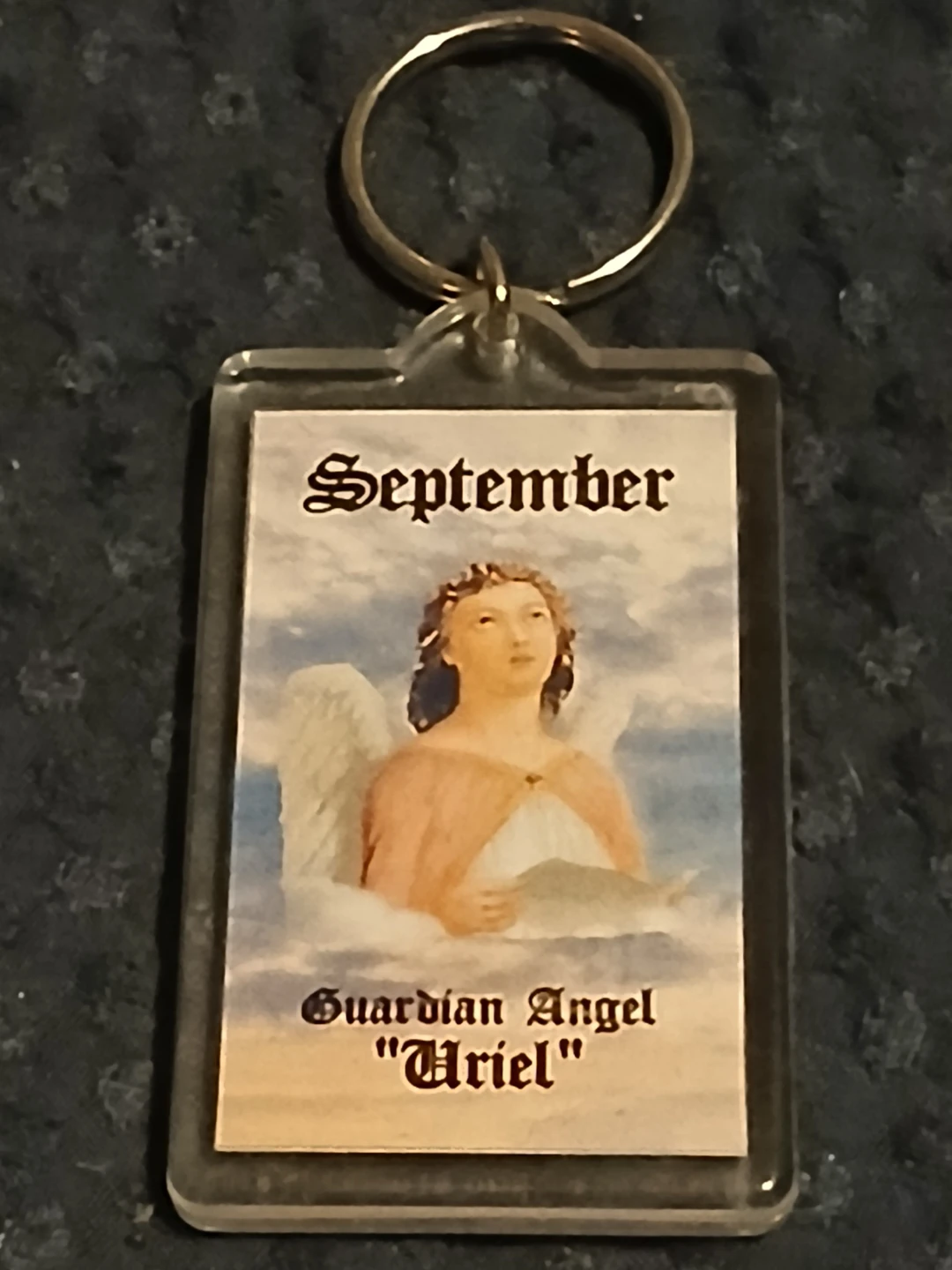 Guardian Angel Ariel September Keychain