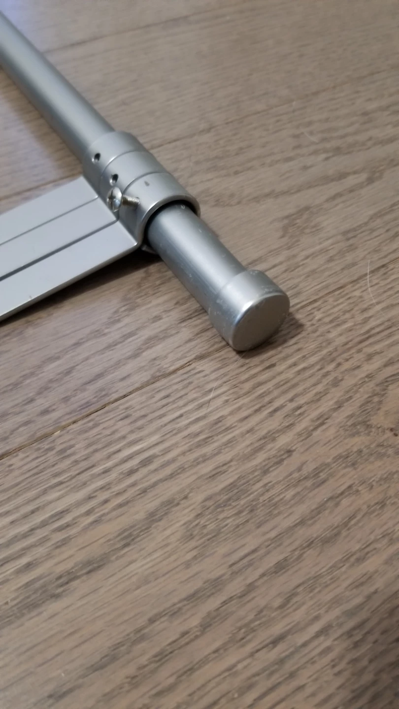 Silver Telescopic Curtain Rods (2) - photo 2