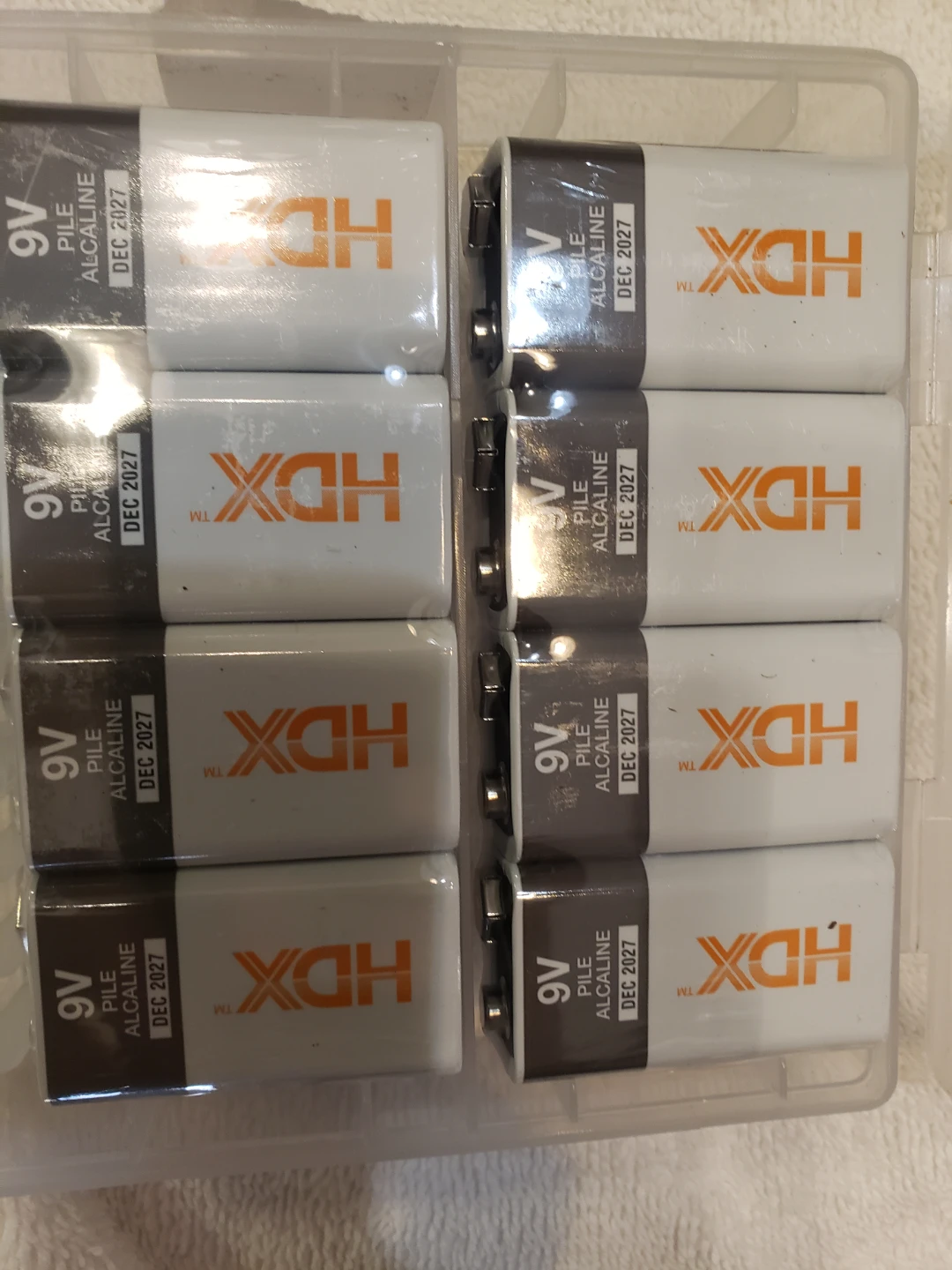 HDX 9V Alkaline Batteries - 8 Pack - photo 2
