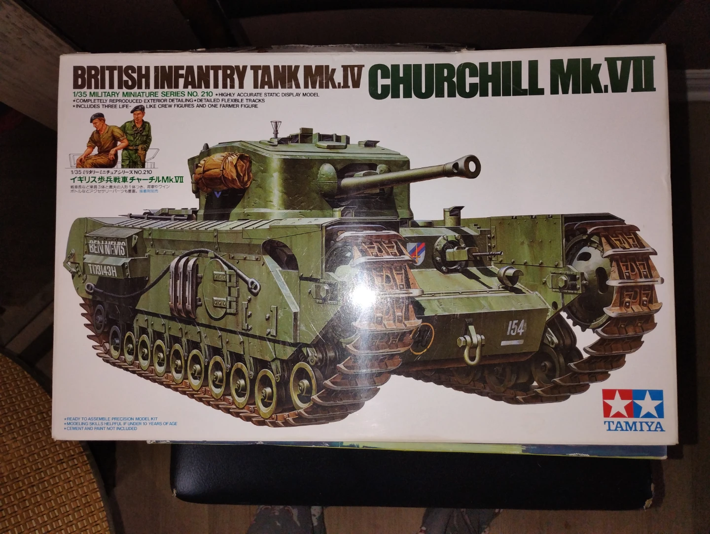 Tamiya 1/35 British Churchill Mk.VII Tank Model Kit