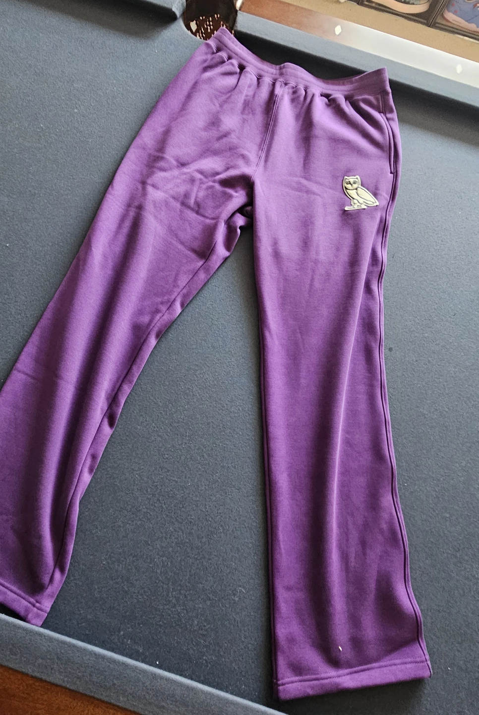 OVO Purple Sweatpants Large