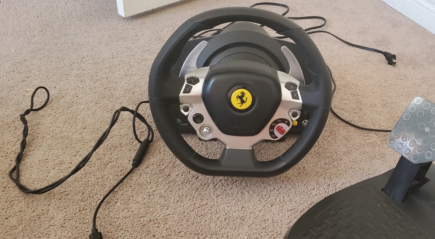 Ferrari Racing Wheel with Pedals
