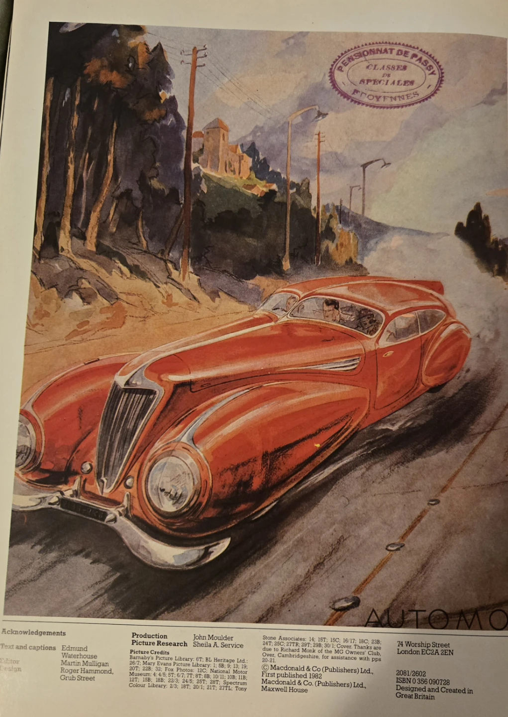 Macdonald Classic Cars Book: Thoroughbreds of the Road - photo 4