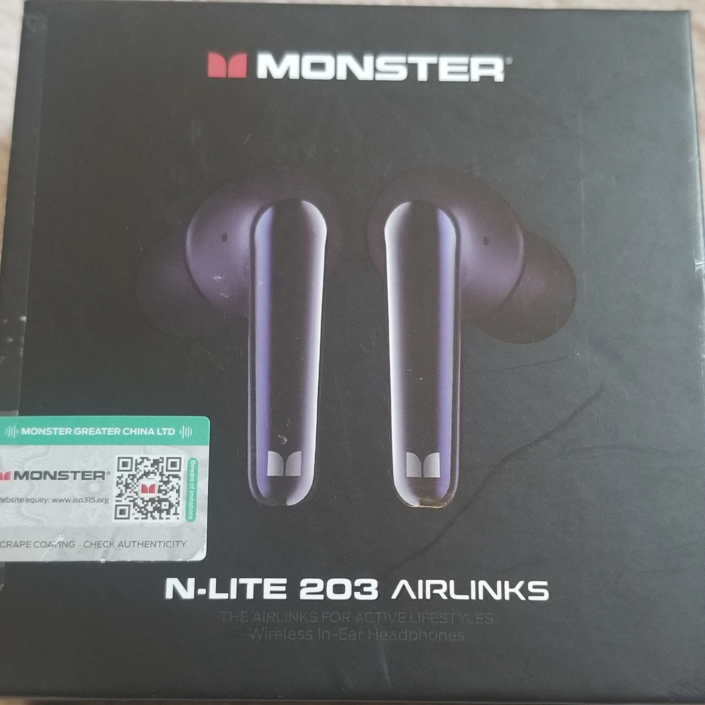 Monster N-Lite 203 AirLinks Wireless In-Ear Headphones - Blue