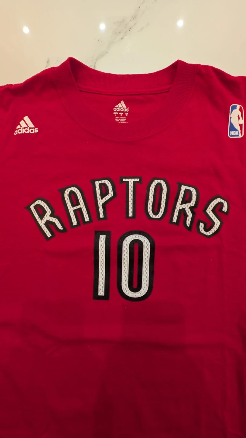 Adidas Toronto Raptors DeMar DeRozan #10 Signed T-Shirt - photo 4