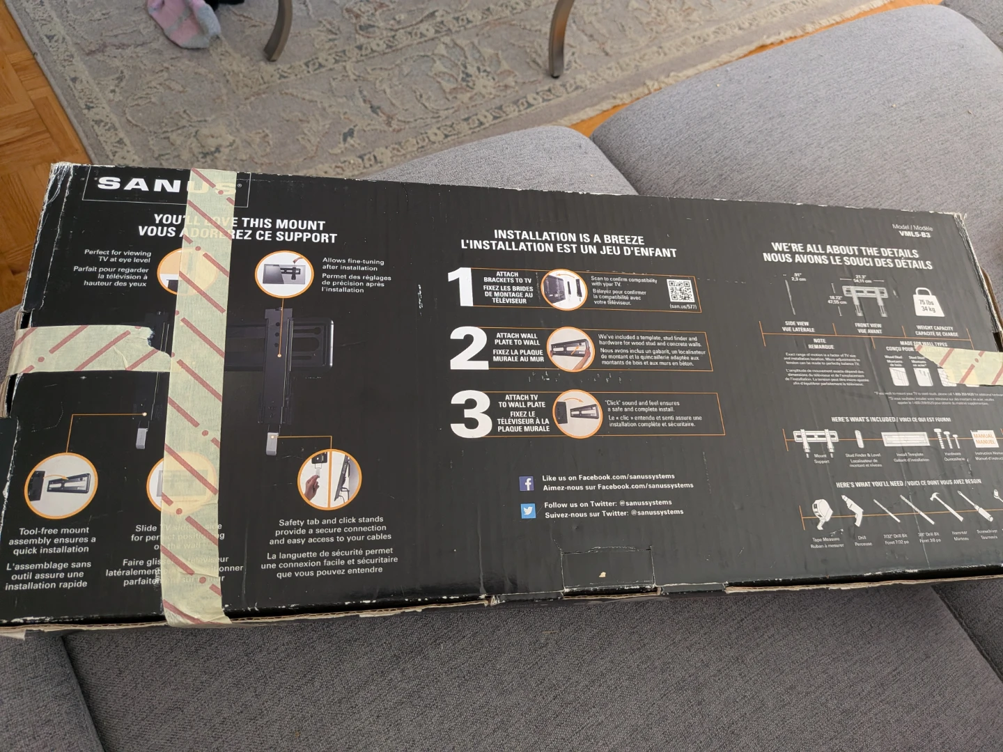 TV Wall Mount for 40"-50" TVs - photo 2