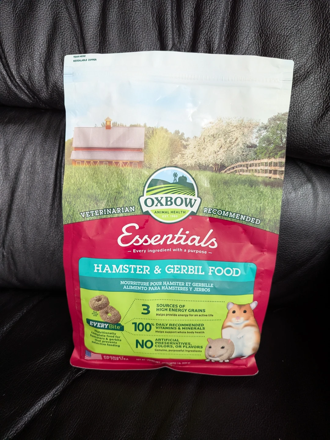 Oxbow Essentials Hamster & Gerbil Food