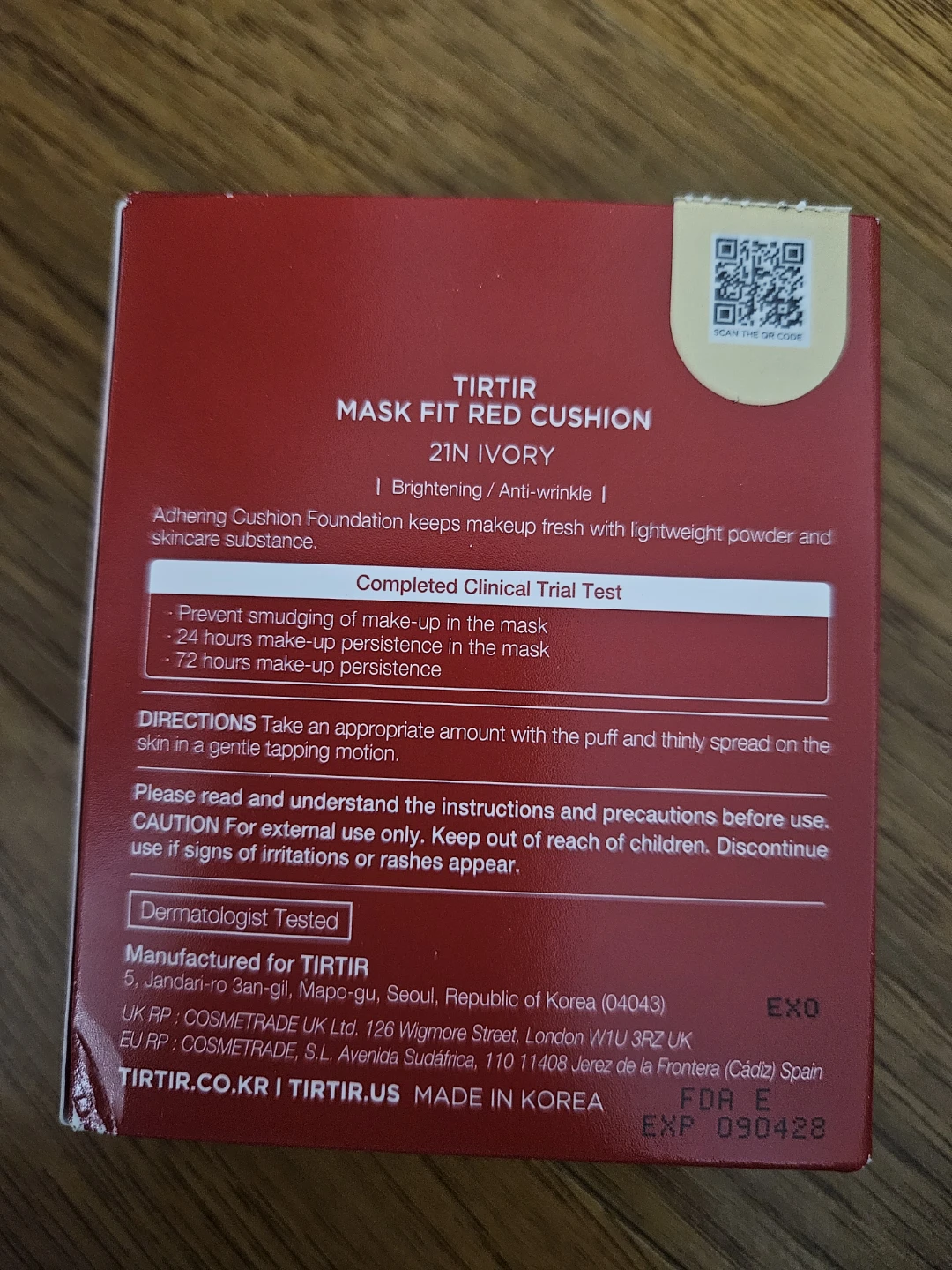 TIRTIR Mask Fit Red Cushion 21N Ivory - photo 2