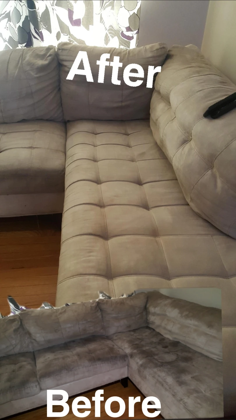 Carpet & Upholstery Cleaning Service - Before & After