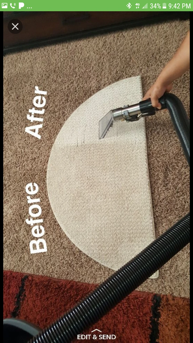 Carpet & Upholstery Cleaning Service - Before & After - photo 2