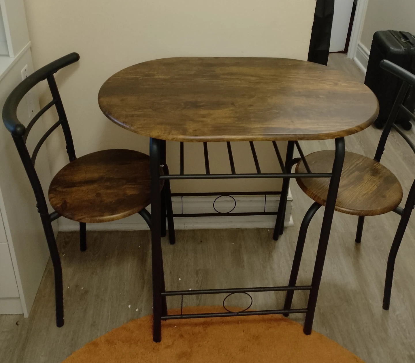Compact Table and 2 Stools Set - photo 2