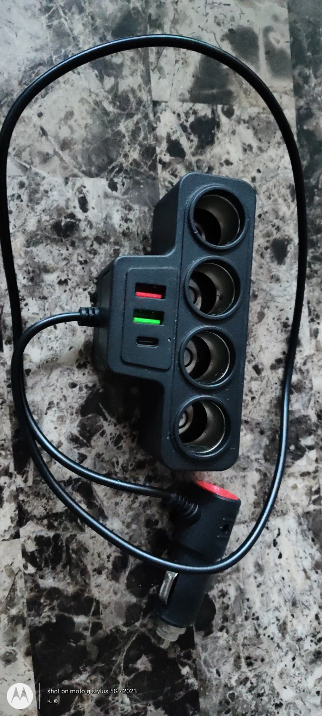 Car Charger Splitter with USB Ports
