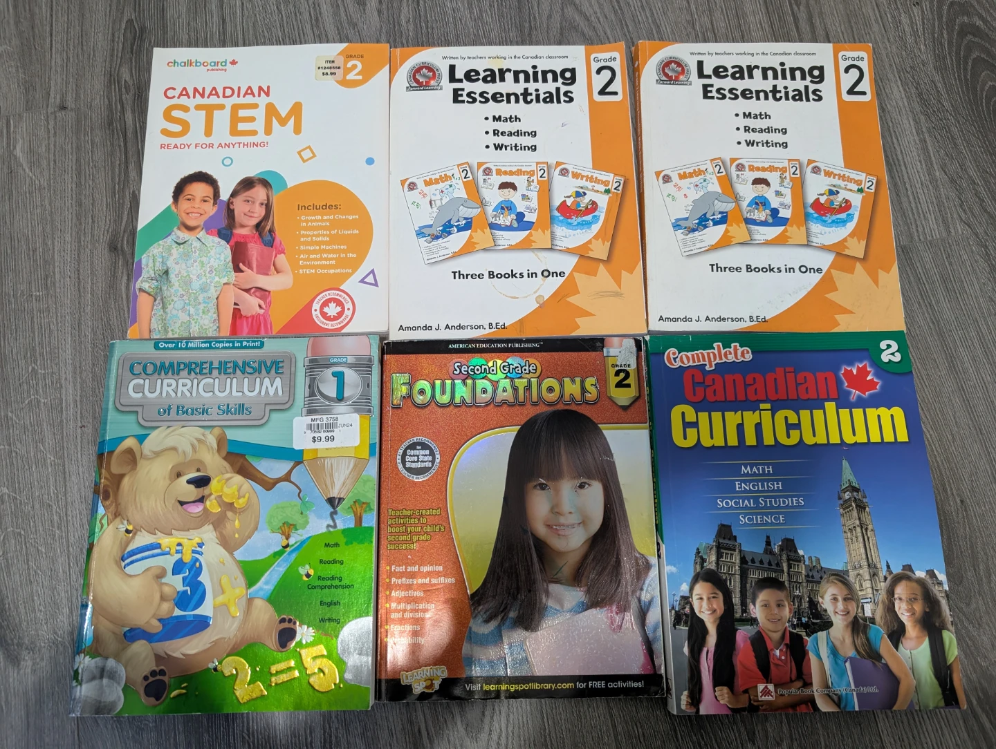 ($10 for all) Canadian STEM, Learning Essentials Books