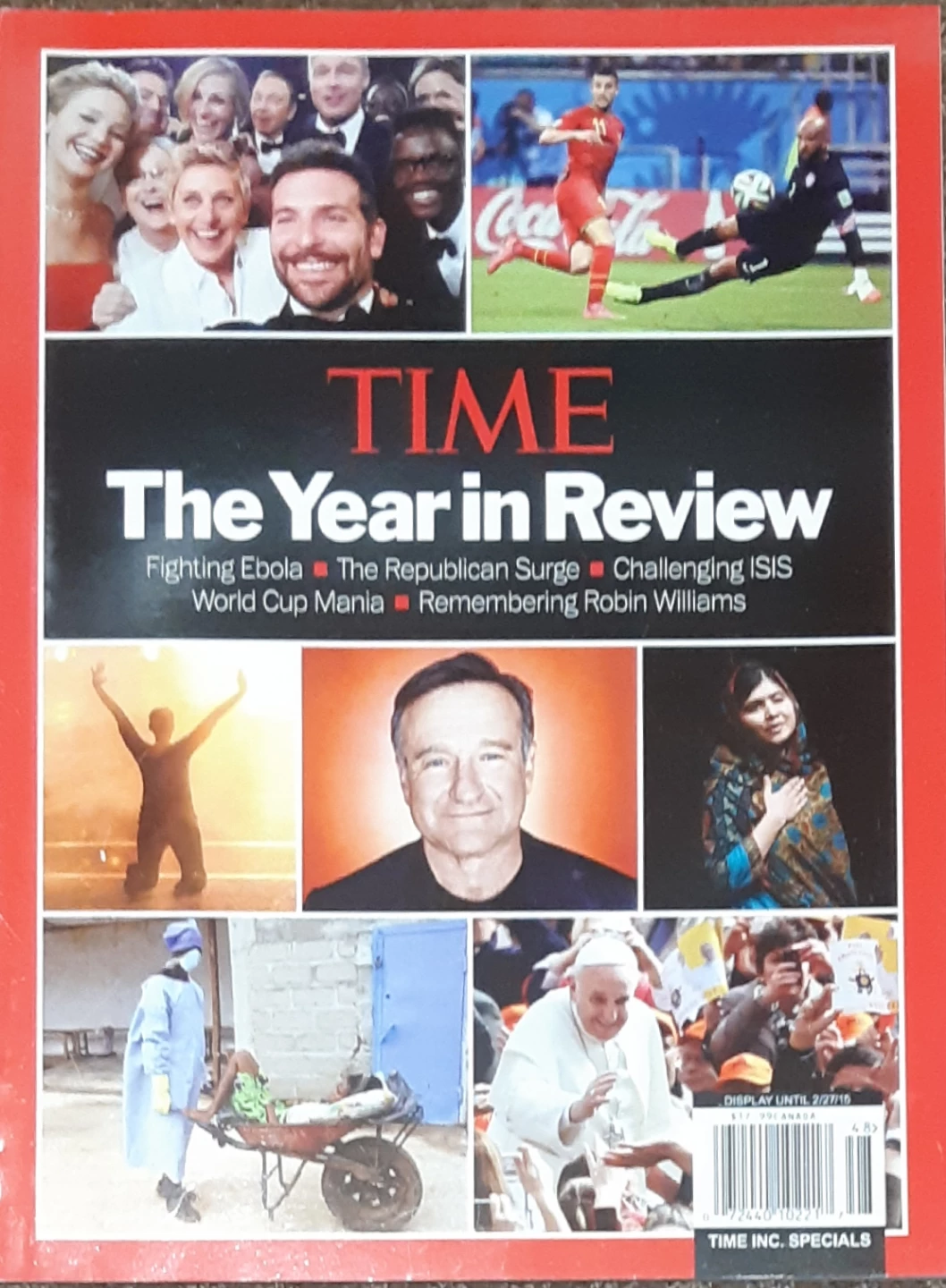 TIME The Year in Review 2014 Magazine