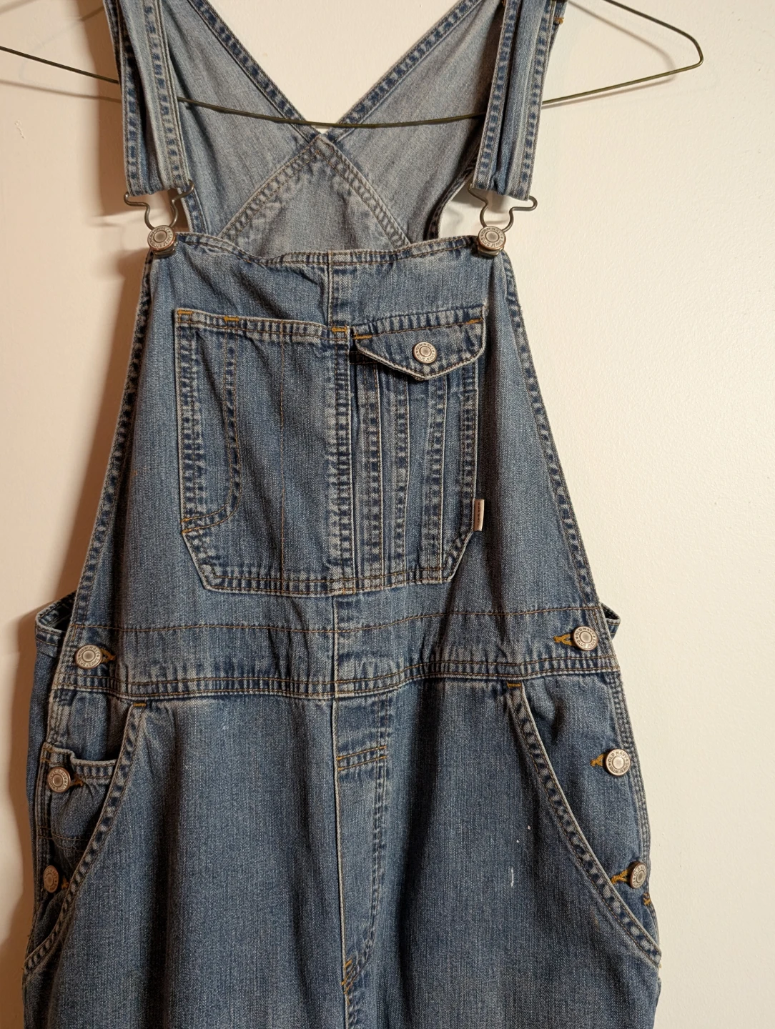 Old Navy Blue Jeans Denim Overalls Size S