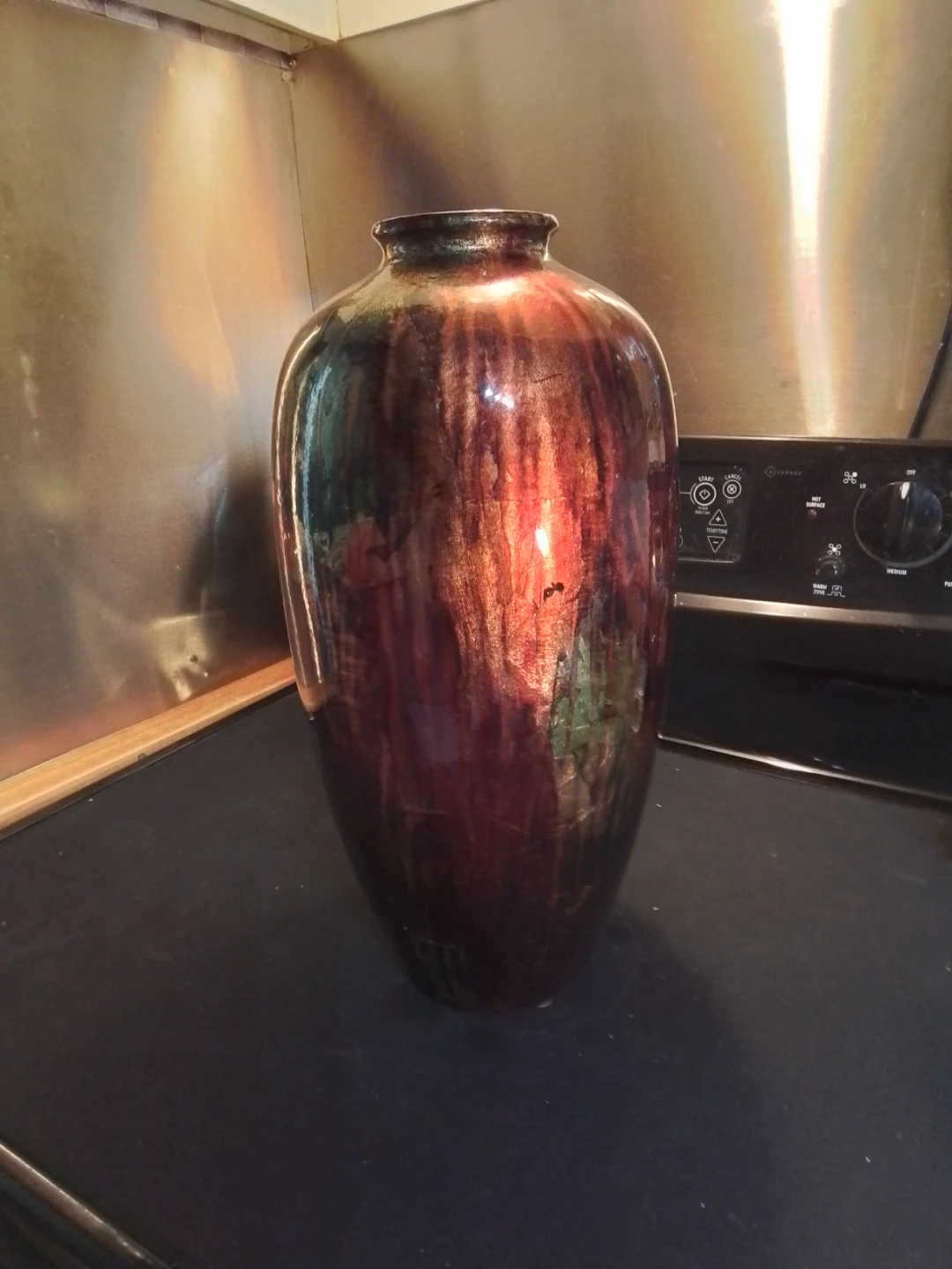 Glass Vase 8x16"