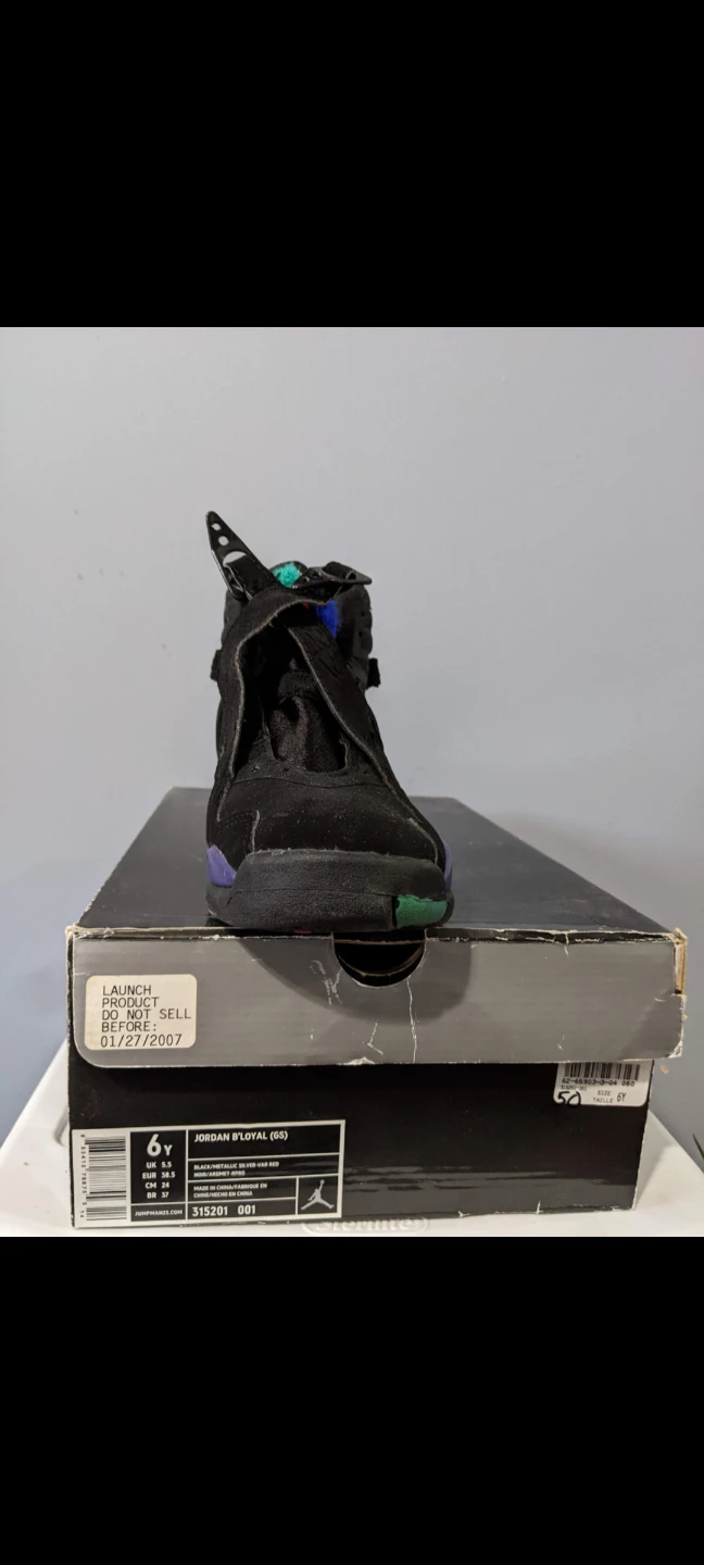 Air Jordan 8 "B'Loyal" Shoes (GS) - Size 6Y - photo 4