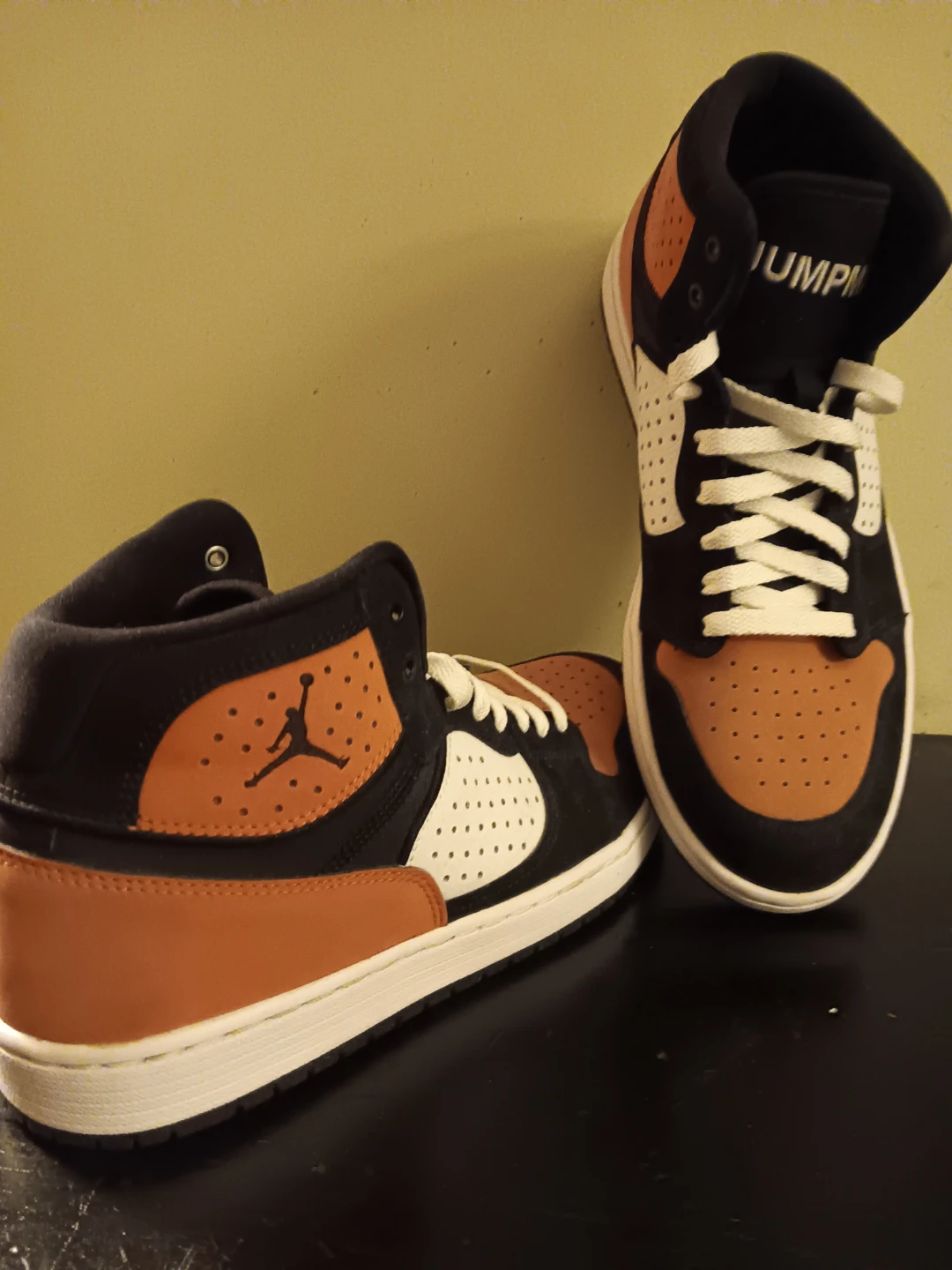 Jordan Jumpman Pro Quick Black Orange High Top Sneakers