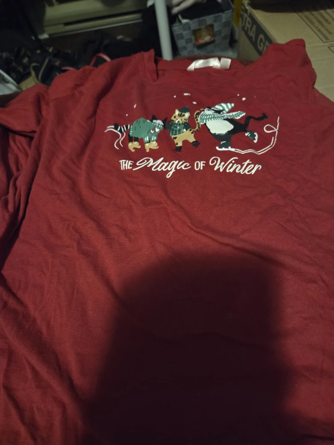 Red "The Magic of Winter" T-Shirt