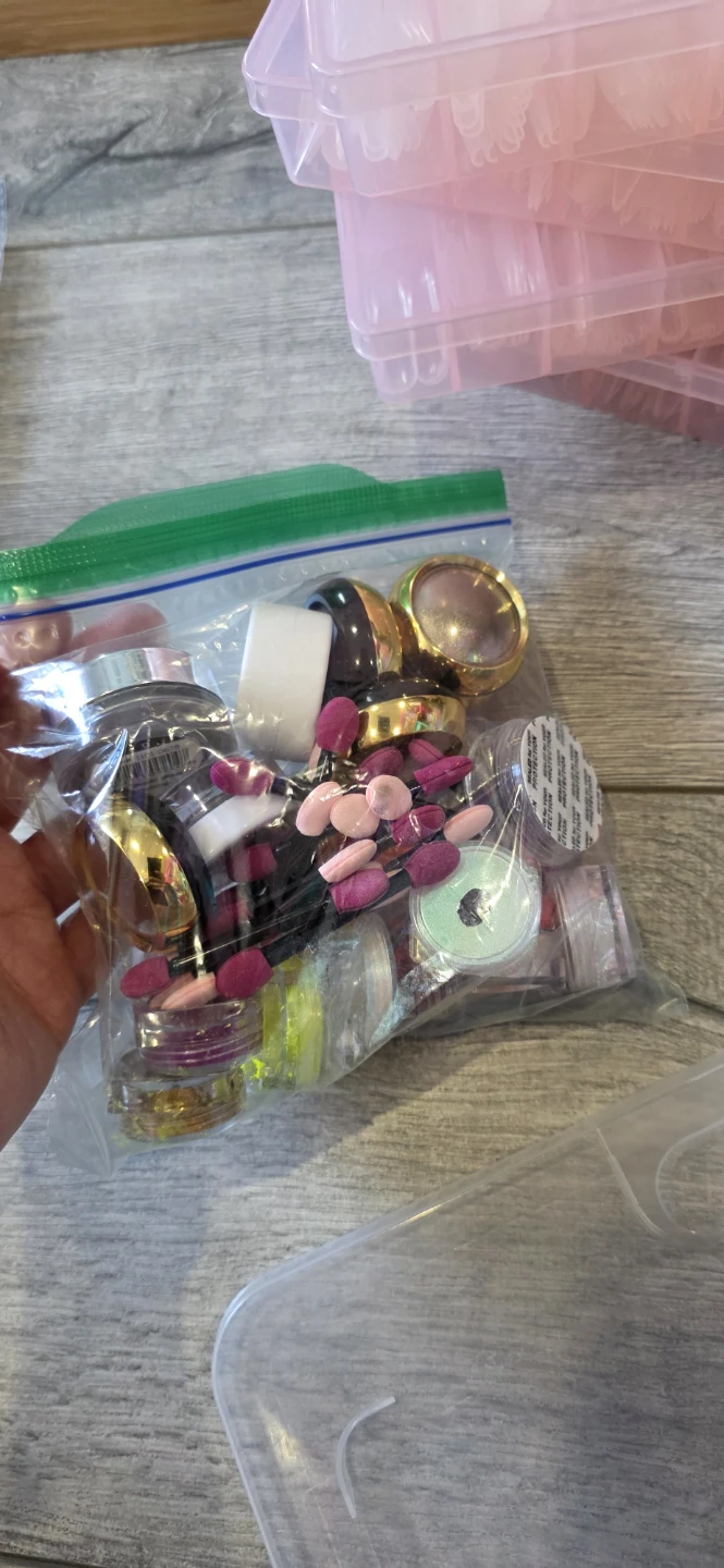 Assorted Nail Art Glitter & Acrylic Powder Collection