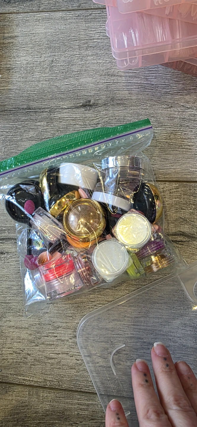 Assorted Nail Art Glitter & Acrylic Powder Collection - photo 2