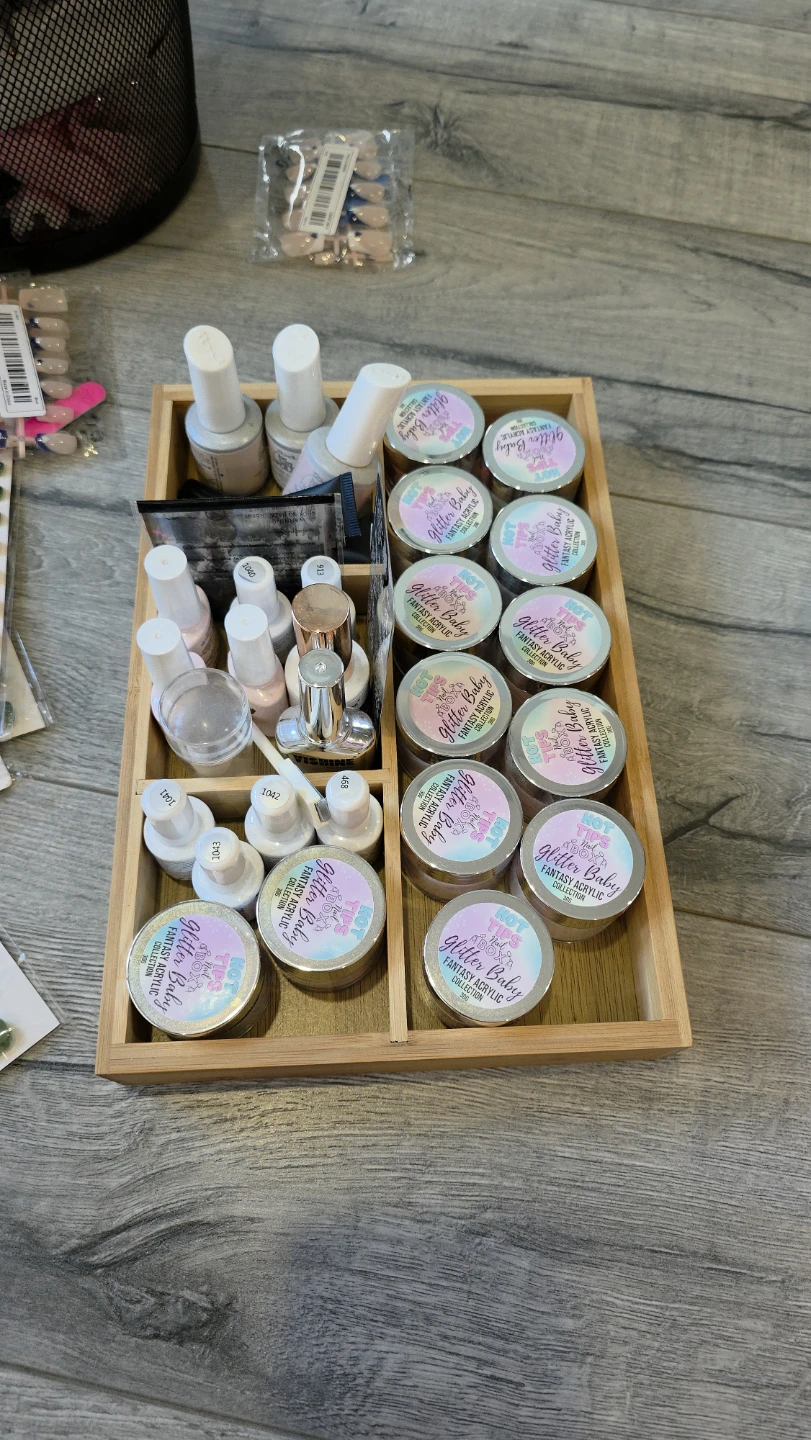 Assorted Nail Art Glitter & Acrylic Powder Collection - photo 3