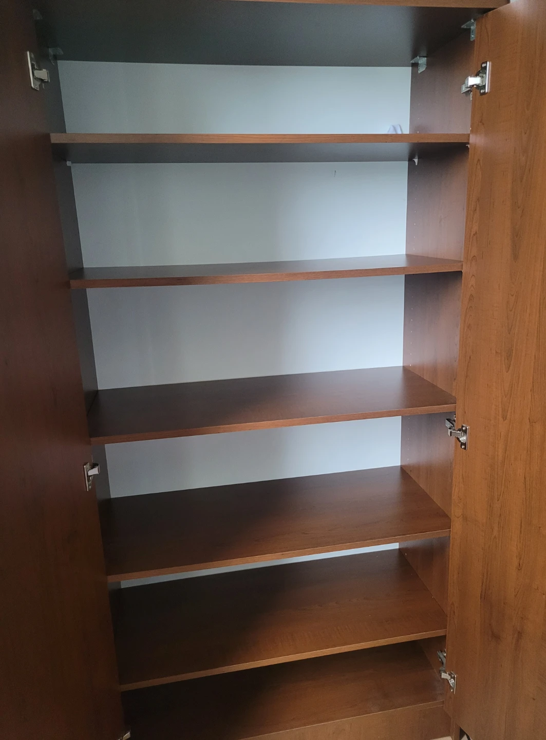 Two-door wood storage cabinet - photo 2