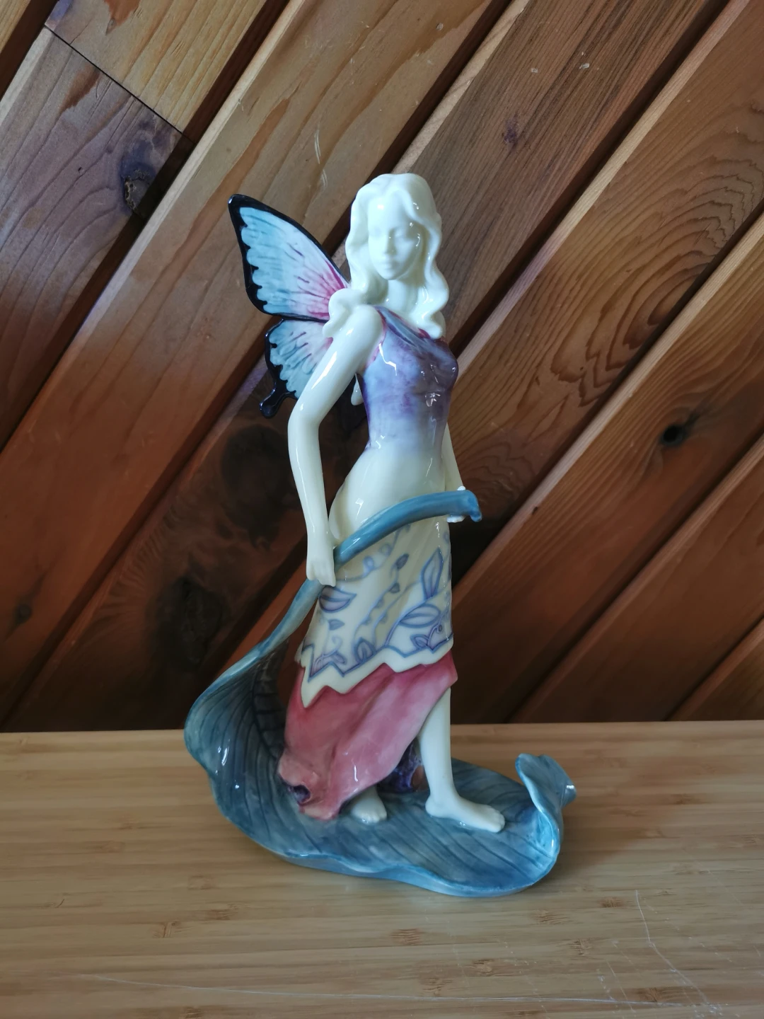 Art Nouveau Style Benaya Fairy Figurine Butterfly Wings