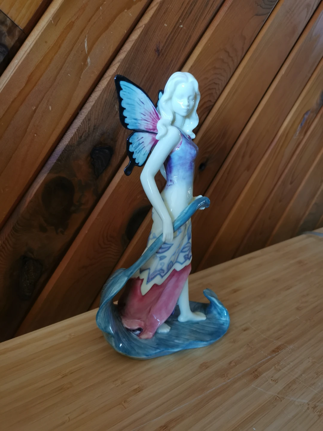 Art Nouveau Style Benaya Fairy Figurine Butterfly Wings - photo 2