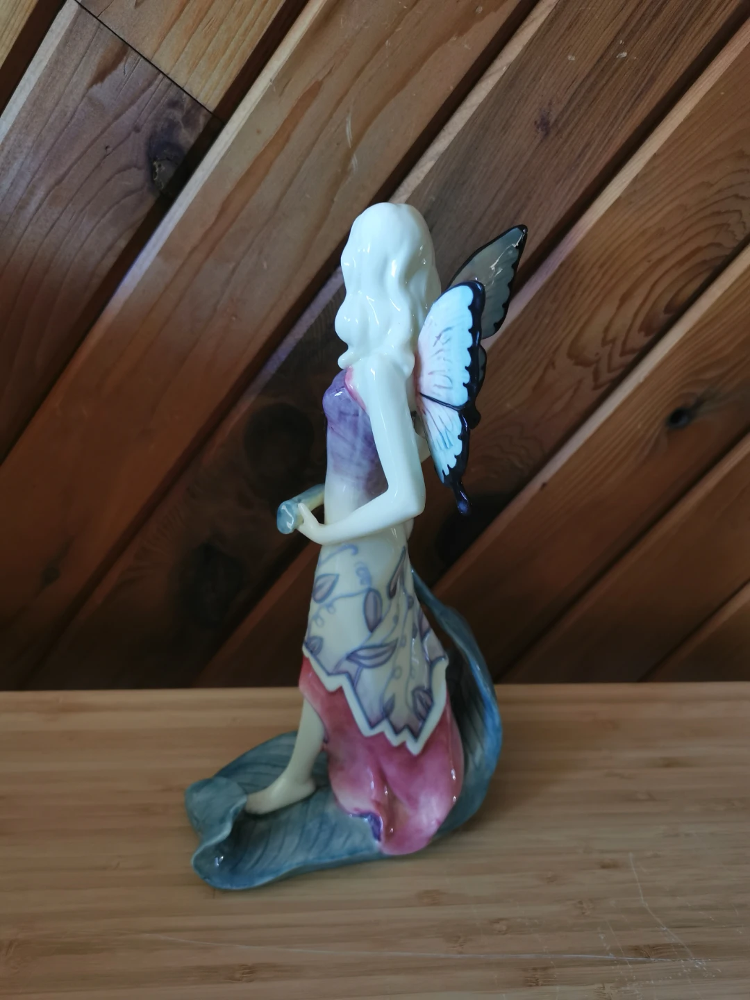 Art Nouveau Style Benaya Fairy Figurine Butterfly Wings - photo 3