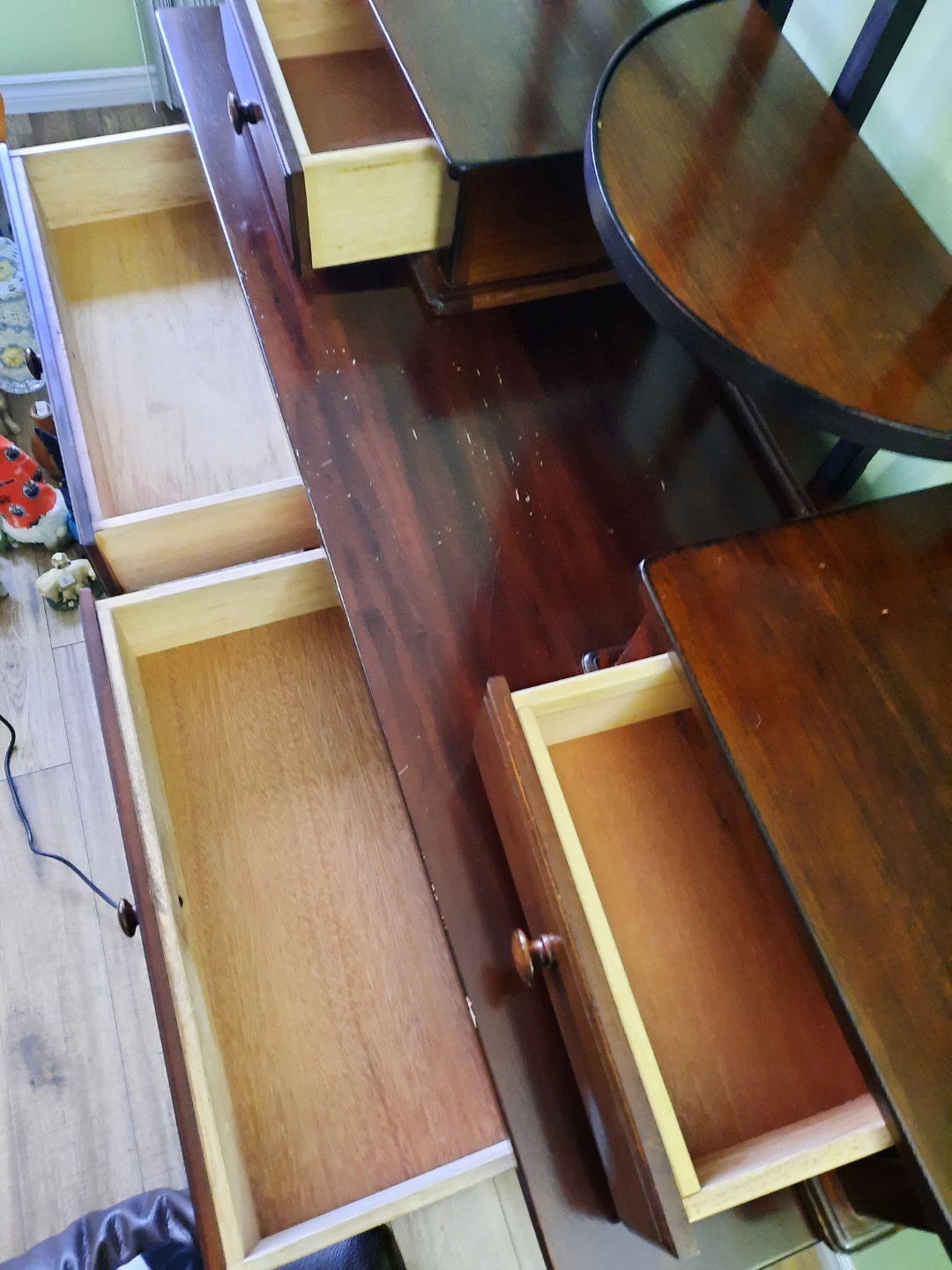 Console table with shelving unit - photo 3
