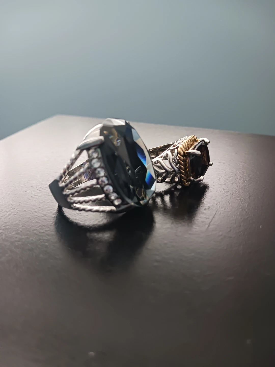 Set of 2 Lia Sophia rings & size 8-9 - photo 2