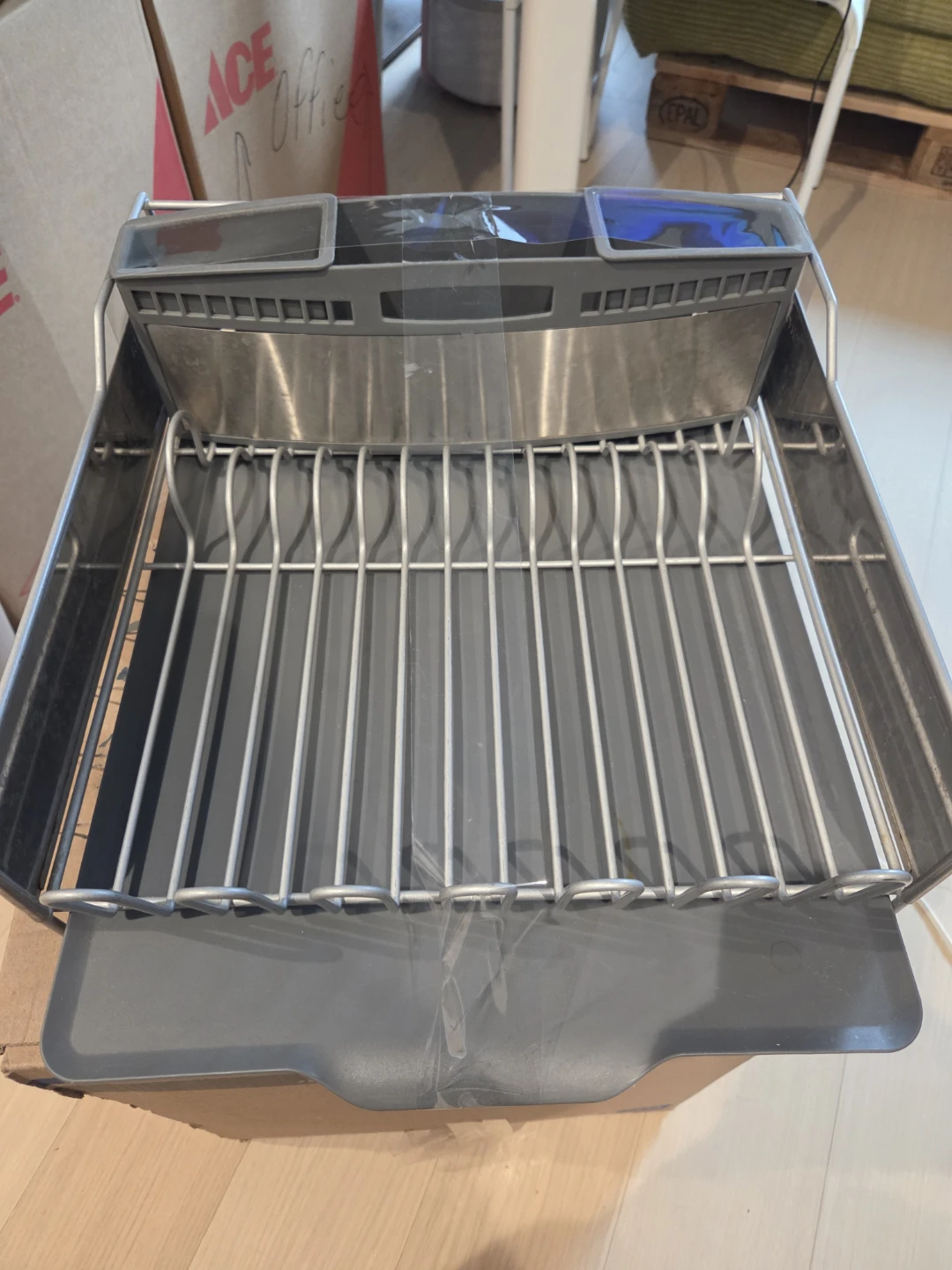 Plastic and Stainless Steel Dish Rack KitchenAID