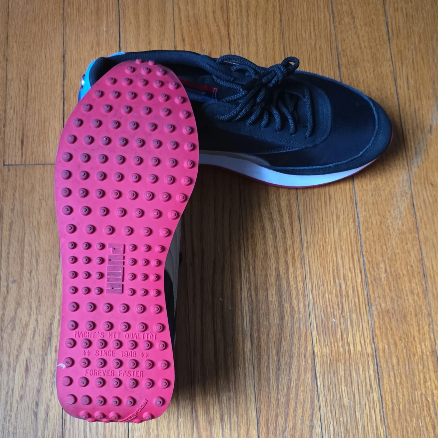 Puma BMW M Motorsport Running Shoes Black/Red/Blue - photo 5