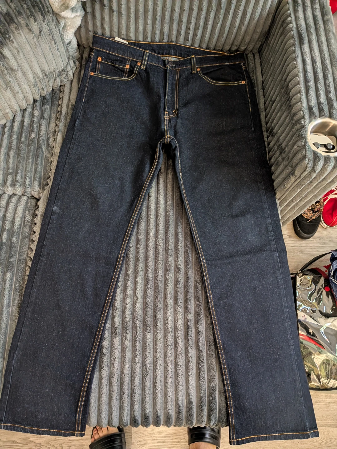 Levi's 505 Dark Wash Jeans - W36 L32 - photo 4