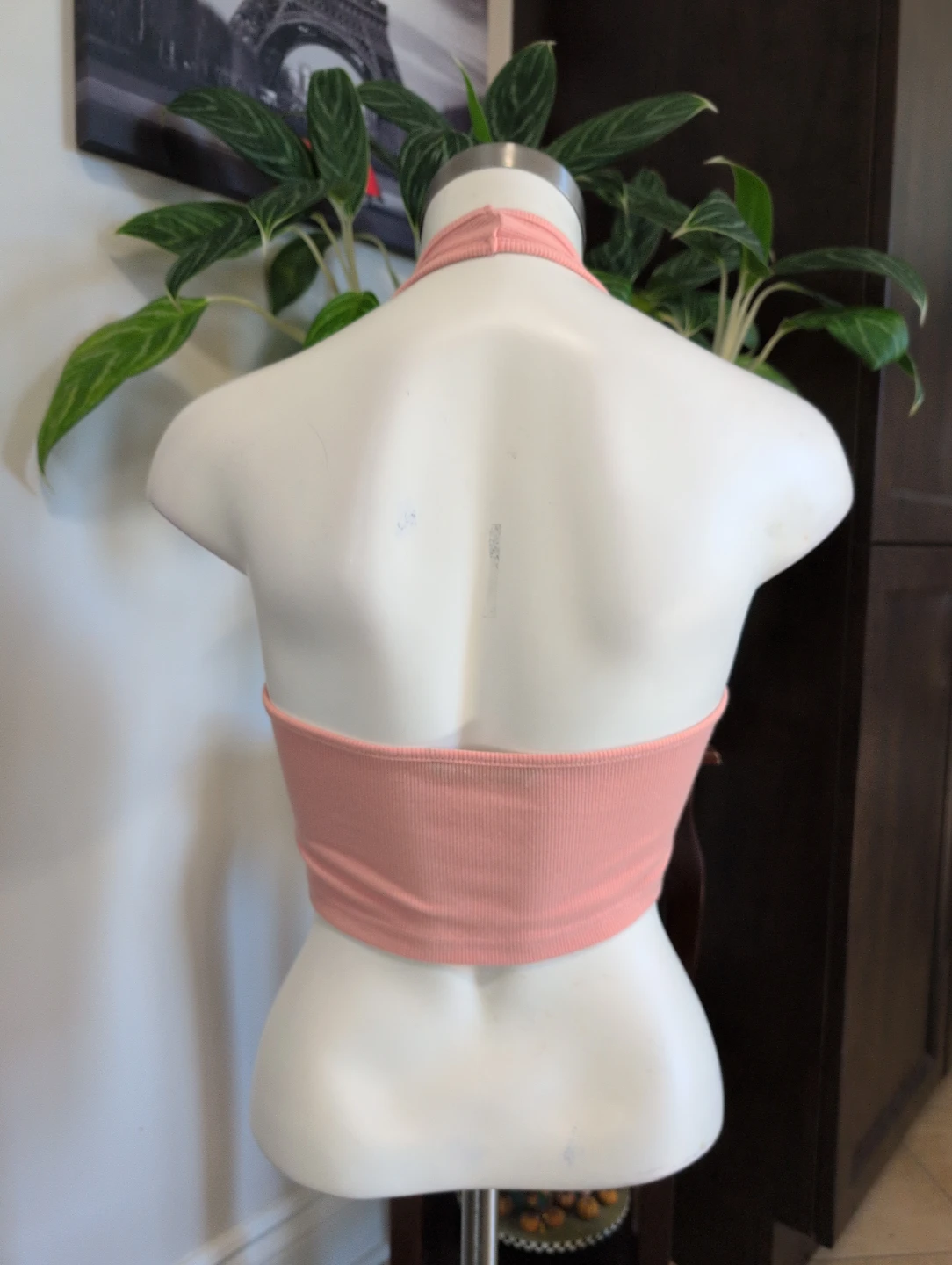 SHEIN Pink Halter Crop Top - Size S - photo 2