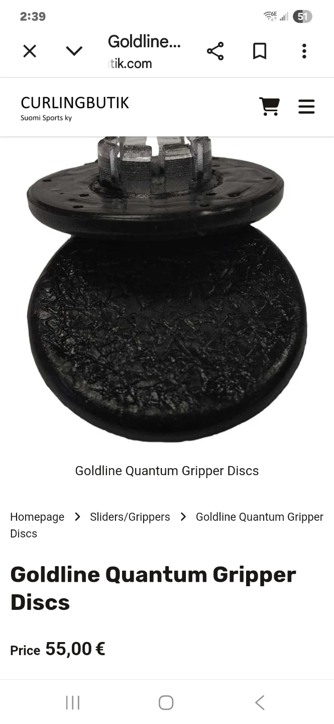 Goldline Quantum X Curling Shoes - photo 3