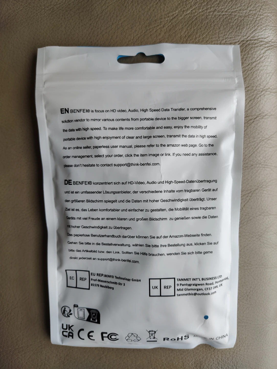 Brand New BENFEI HD to VGA Gold-P Cable - photo 2