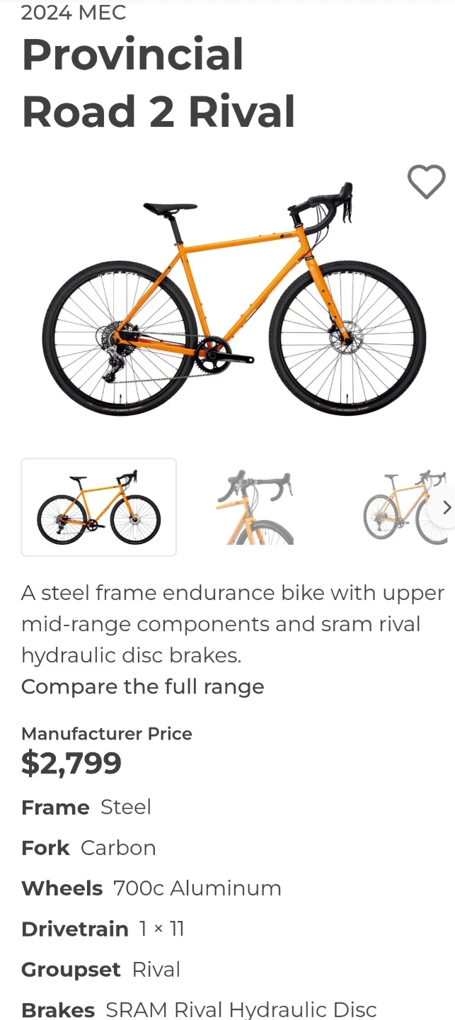 2024 MEC Provincial Road 2 Rival Bike - photo 2