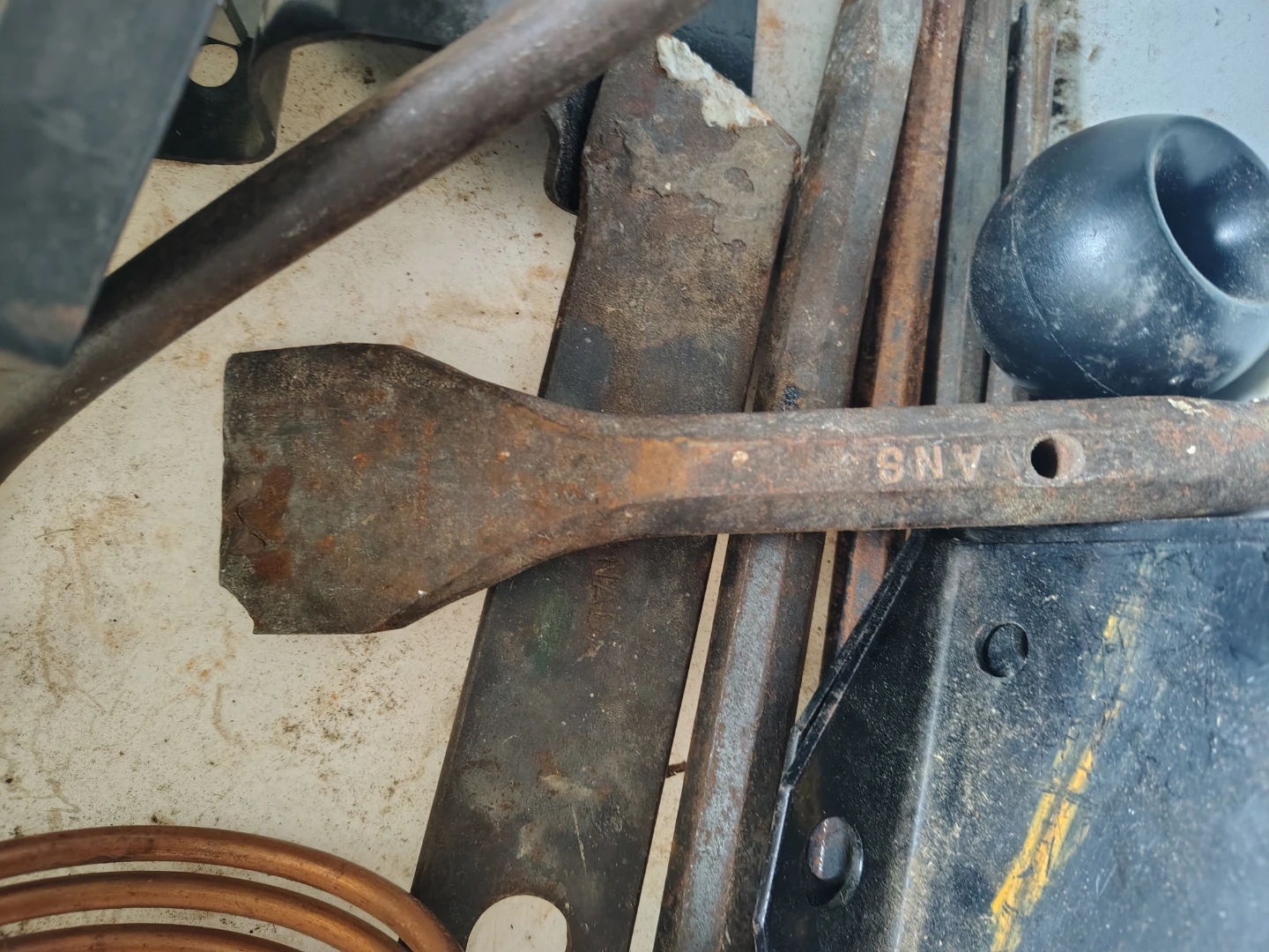 Assorted Chisels and metal hardware - photo 5