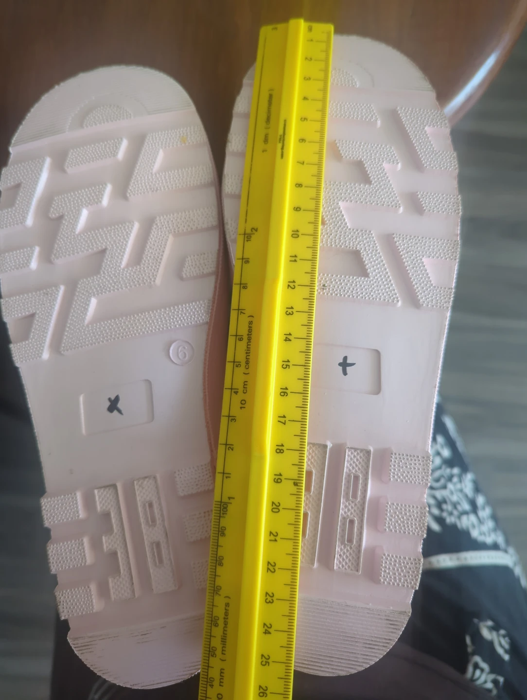 Pink Rainbow Kids' Rain Boots Size 6 - photo 3