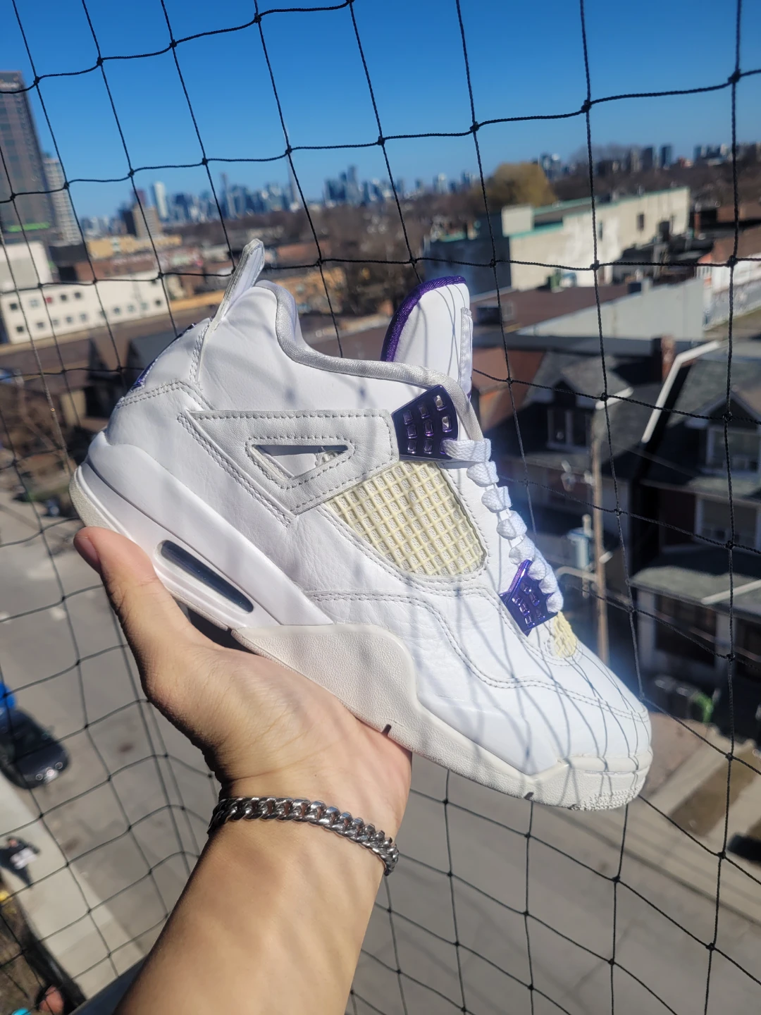 Air Jordan 4 Metalic Purple