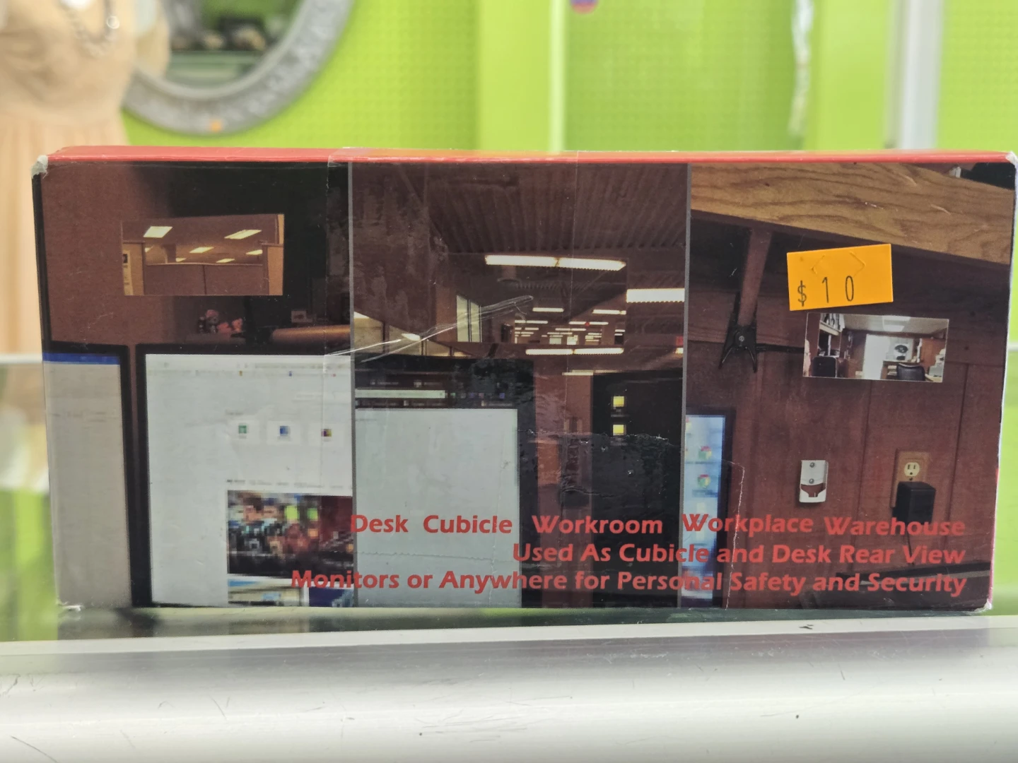 Clip-On Security Mirror / Desk Rear View Mirror 🪞💻 - photo 2